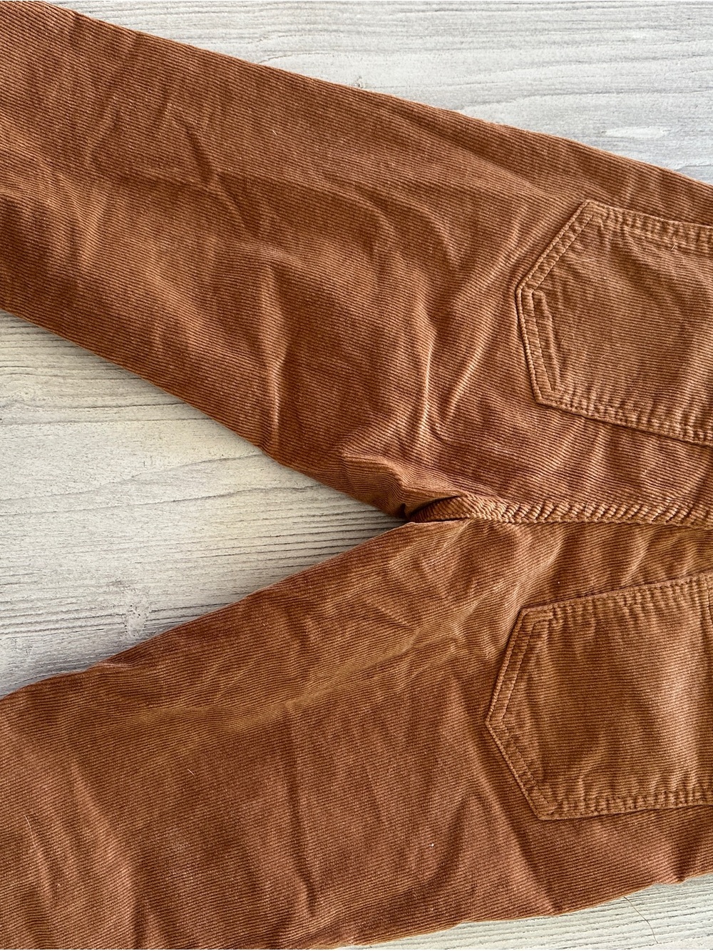 Camel Brown Corduroy Flared Pants - Picture 7 of 9